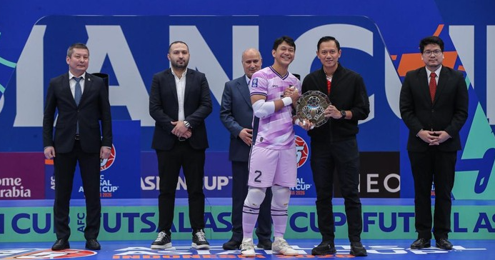 Ahmad Habiebie Dinobatkan Kiper Terbaik Piala Asia Futsal 2026