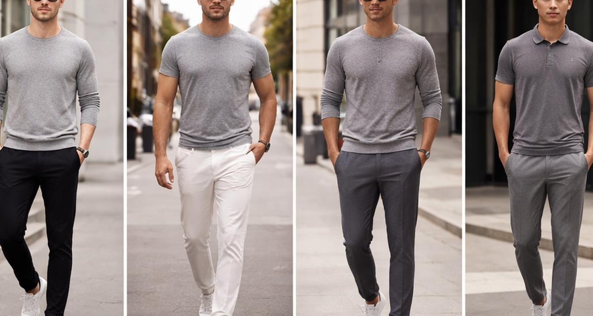 Ide Padu Baju Abu-Abu dengan Warna Celana agar Tampil Stylish