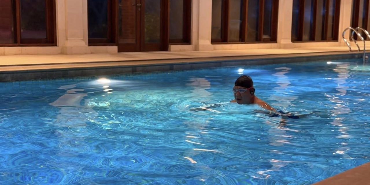 Rutinitas Pagi Presiden Prabowo: Berenang di Hambalang