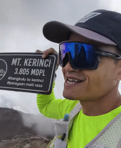 Arif Wismoyono Juara Kerinci100, Tembus Garis Finis 18 Jam
