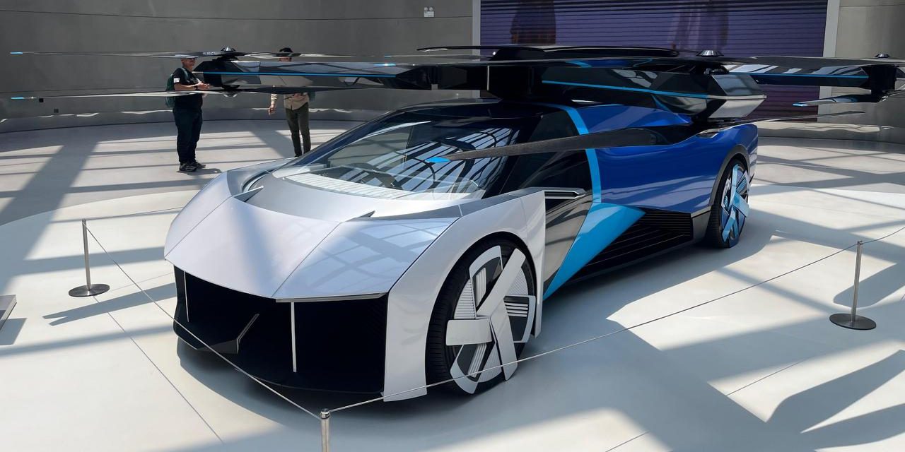 XPeng Mobil Listrik Futuristik Kendaraan Terbang Guangzhou