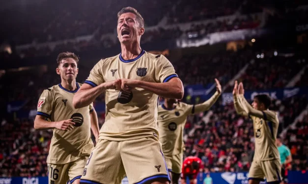 Barcelona Dekat La Liga 2025/2026 Tumbangkan Osasuna 2-1