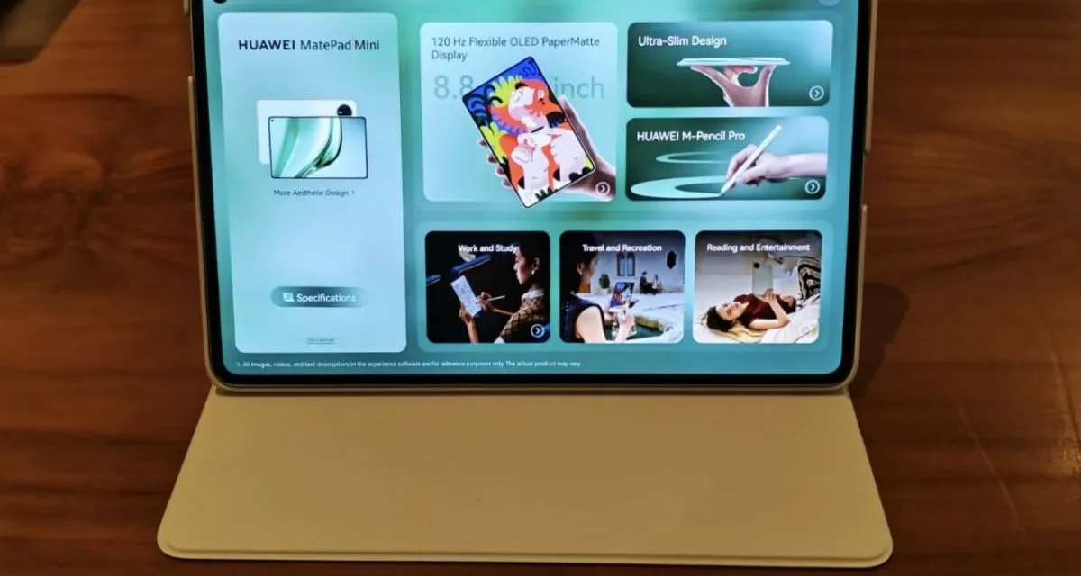 Tablet Ringkas dengan Layar PaperMatte dan Fitur AI Produktivitas