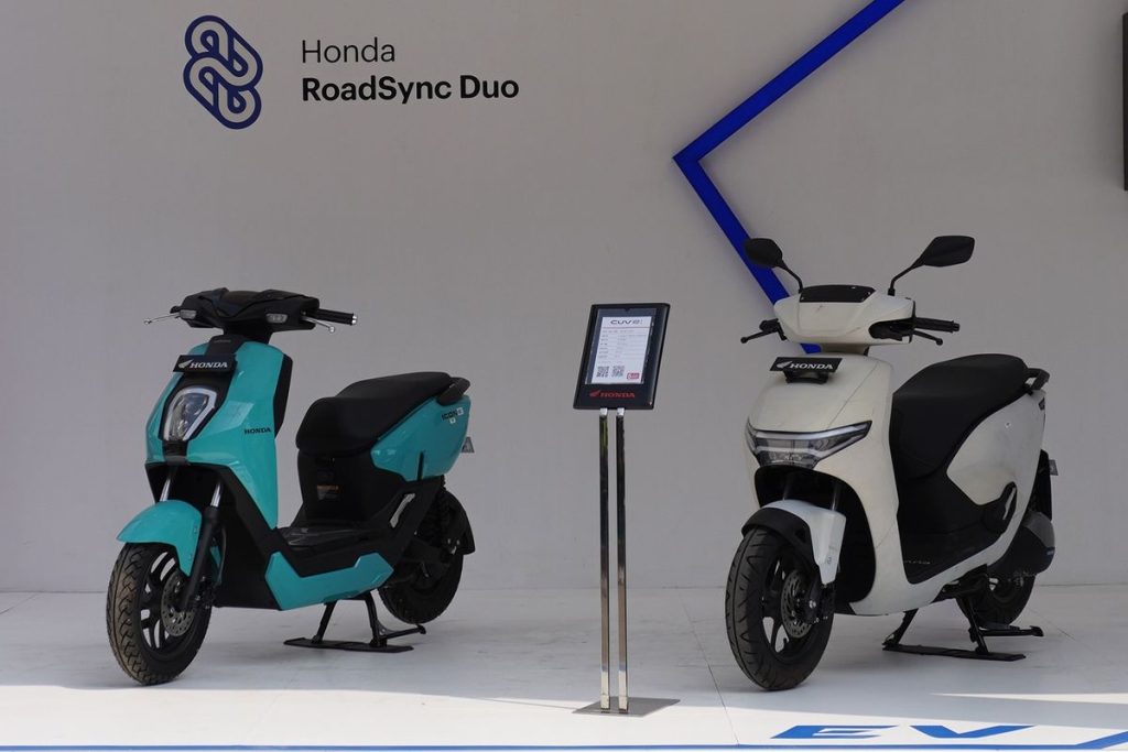 Motor listrik Honda dipamerkan sebagai bagian dari upaya mendukung target kendaraan listrik Indonesia hingga 2030.