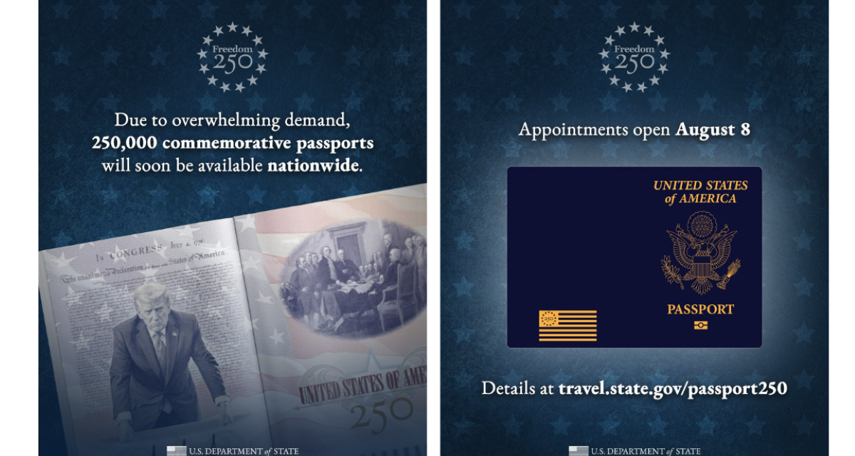 AS Tambah 250.000 Patriot Passport Edisi Trump untuk Warga Amerika