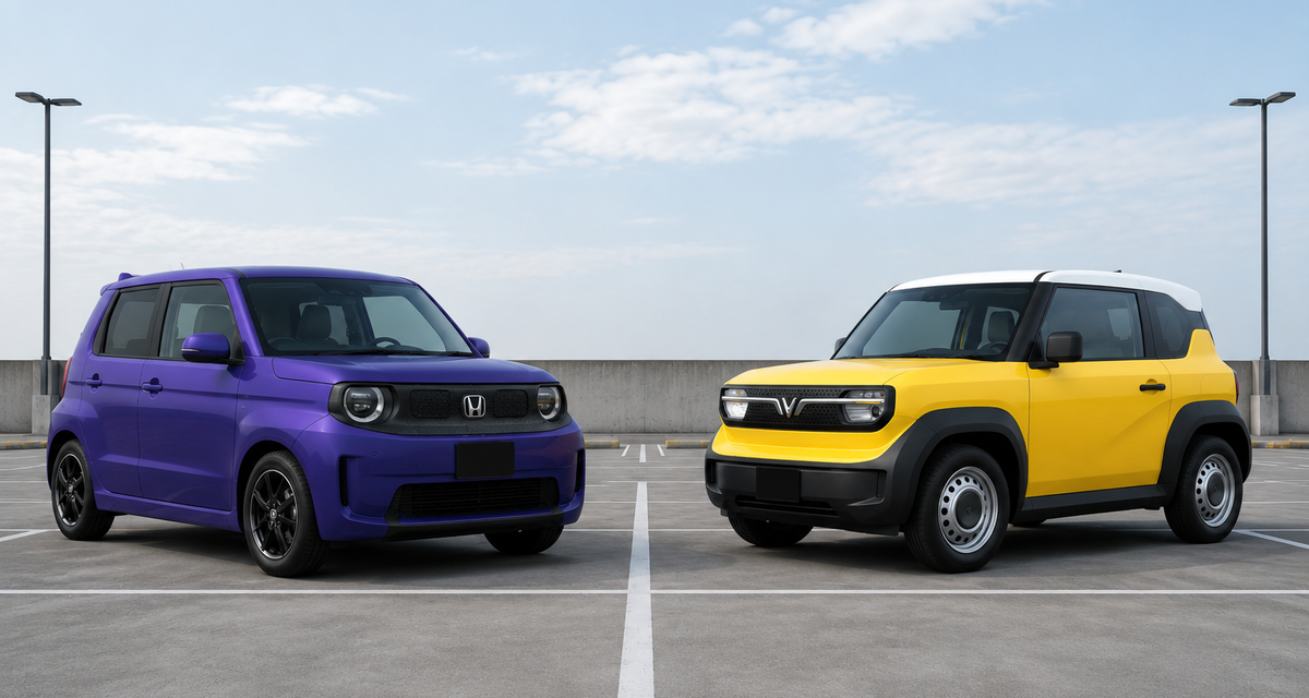 Honda Super One dan VinFast VF 3 Tawarkan Konsep Berbeda di Segmen EV Kompak